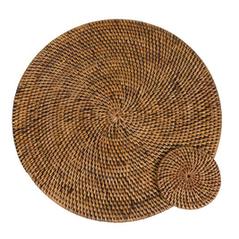 Der Colonial-Untersetzer - Naturbraun