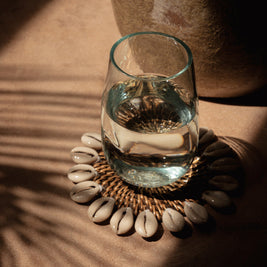 The Colonial Shell Coaster - Natural Brown