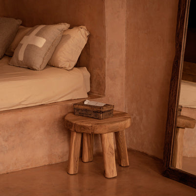 The Rattan Classic Tissue Box - Natural Brown