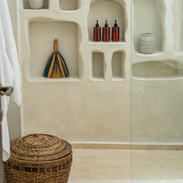 The Colonial Storage Basket - Natural Brown - M