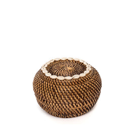 The Colonial Peek-a-Boo Basket - Natural Brown - Small