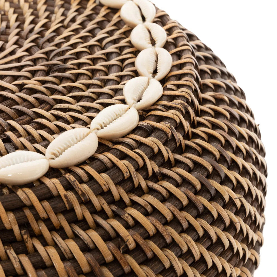 The Colonial Peek-a-Boo Basket - Natural Brown - Small