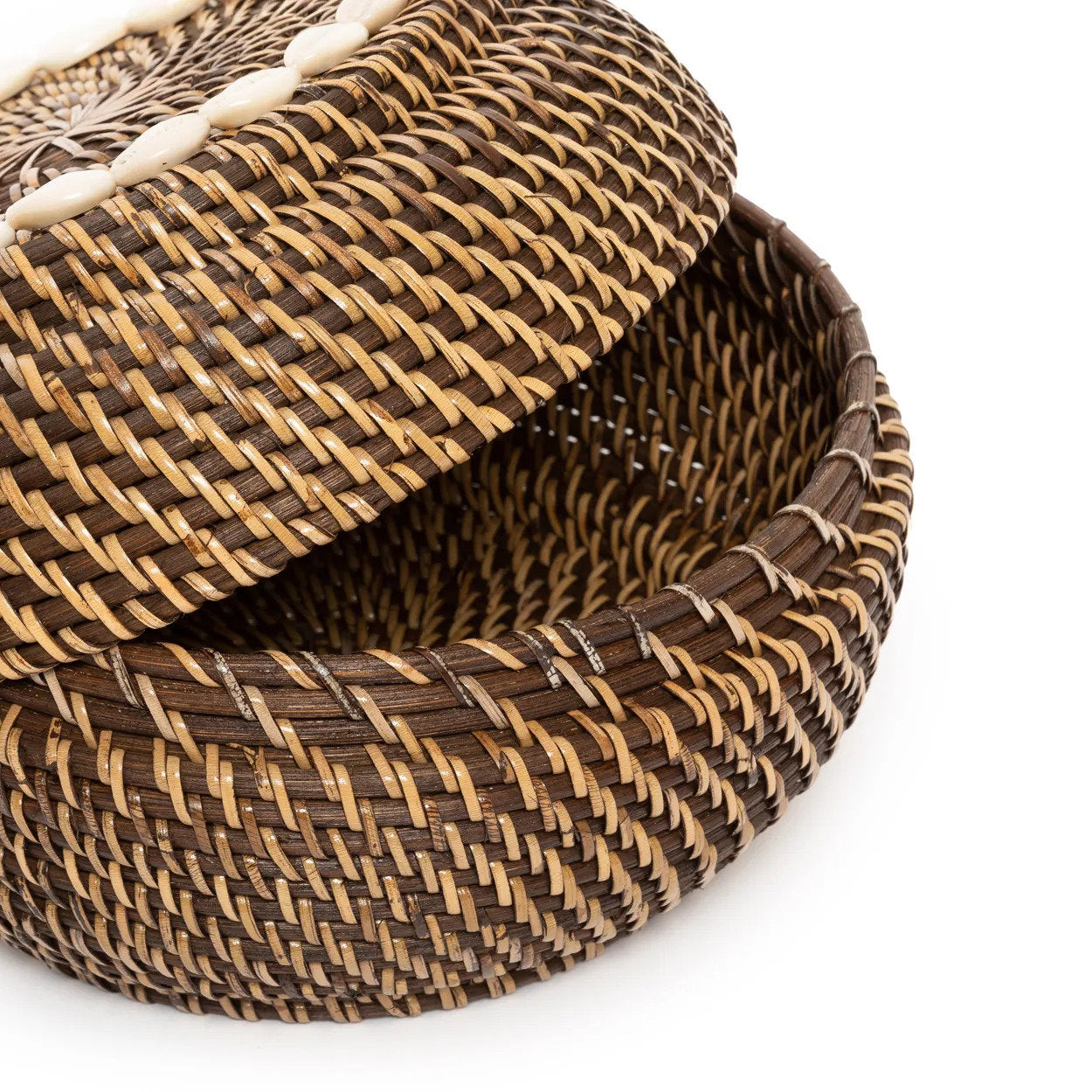 The Colonial Peek-a-Boo Basket - Natural Brown - Small