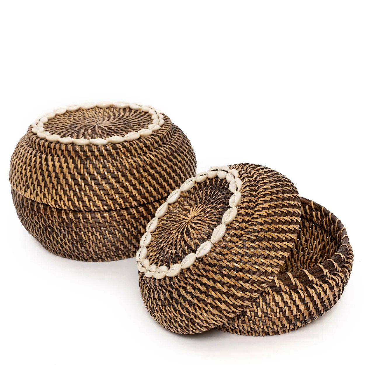 The Colonial Peek-a-Boo Basket - Natural Brown - Small