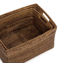 The Colonial Magazine Basket - Natural Brown - Large