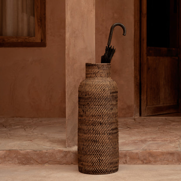 The Colonial Umbrella Basket - Natural Brown