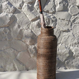 The Colonial Umbrella Basket - Natural Brown