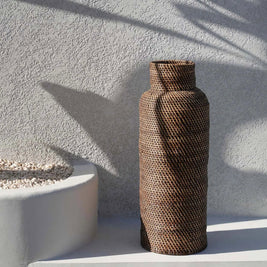 The Colonial Umbrella Basket - Natural Brown