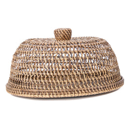 The Rattan Food Cover - Natural Brown - Large