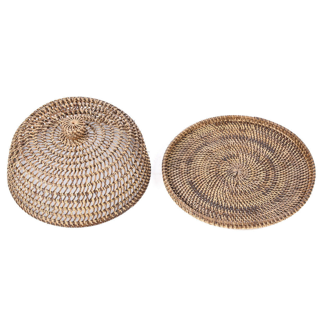 The Rattan Food Cover - Natural Brown - Large