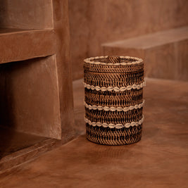 The Shell Storage Bin - Natural Brown