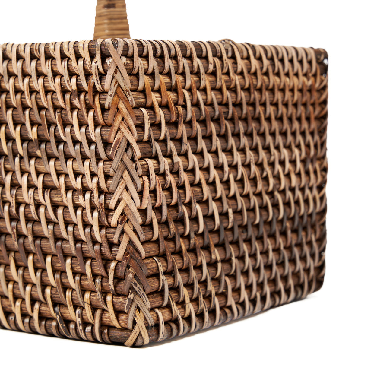 The Rattan Cutlery Caddy No. 4 - Natural Brown