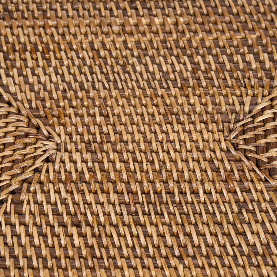 The Colonial Rectangular Placemat - Natural Brown