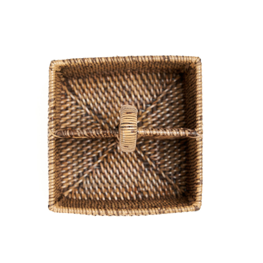 The Rattan Cutlery Caddy N°2 - Natural Brown