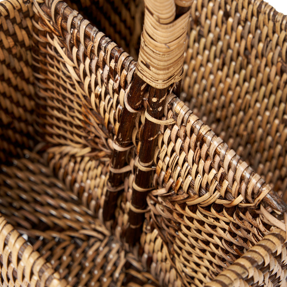 The Rattan Cutlery Caddy N°2 - Natural Brown