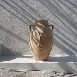 The Door Shell Cowrie Tassel - Natural