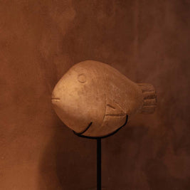 The Fish Stone on Stand - S