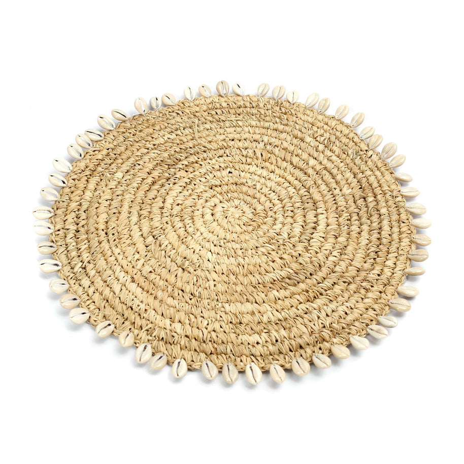 The Raffia Shell Placemat - Natural