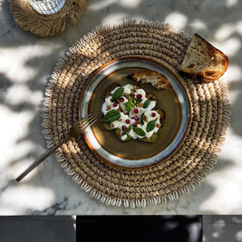 The Raffia Shell Placemat - Natural