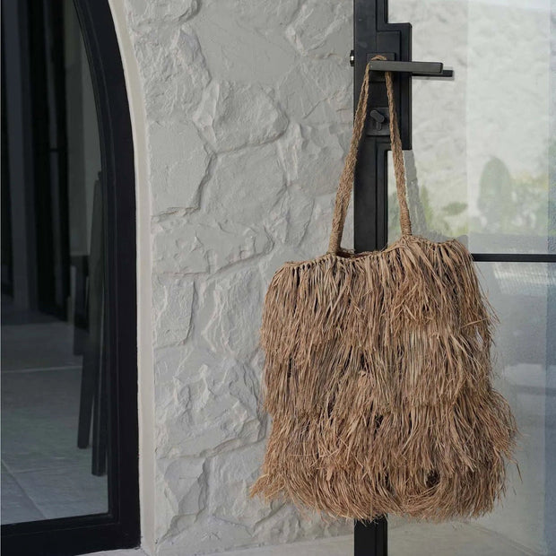 The Raffia Bahamas Tote - Natural