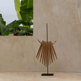 The Wooden Sticks On Stand - Natural