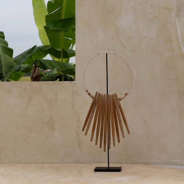The Wooden Sticks On Stand - Natural