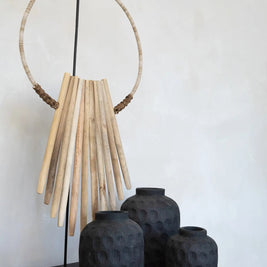 The Wooden Sticks On Stand - Natural