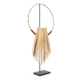 The Wooden Sticks On Stand - Natural