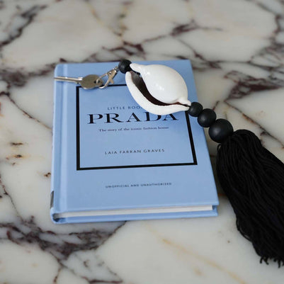 The Togian Keychain - Black White