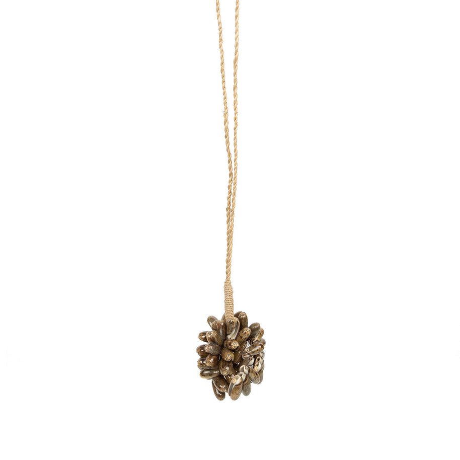 The Brown Cowrie Shell Tassel