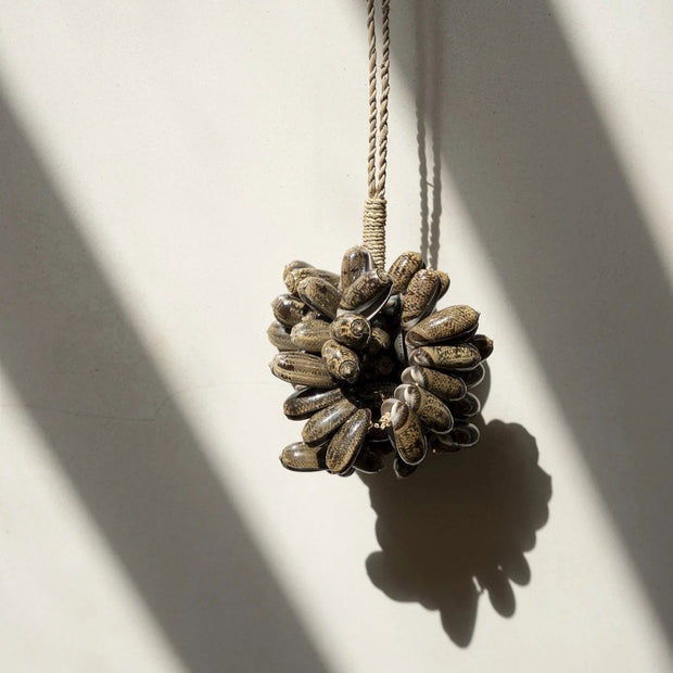 The Brown Cowrie Shell Tassel