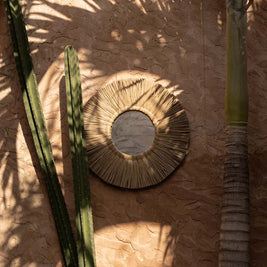 The Alang Alang Mirror - Natural - M