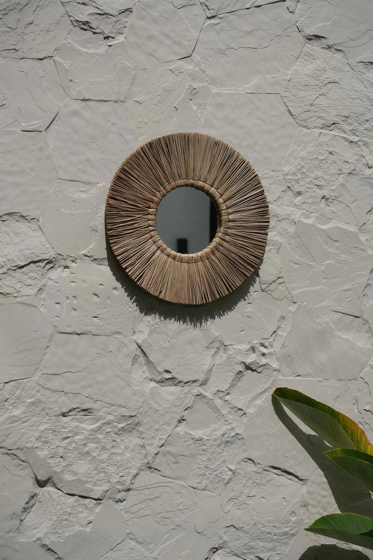The Alang Alang Mirror - Natural - M