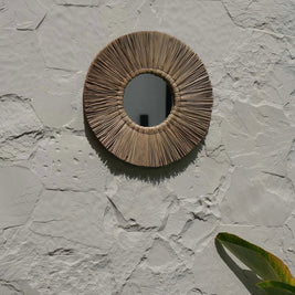 The Alang Alang Mirror - Natural - M