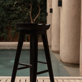 The Tala Bar Stool - Black