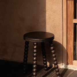 The Dango Stool - Dark Walnut