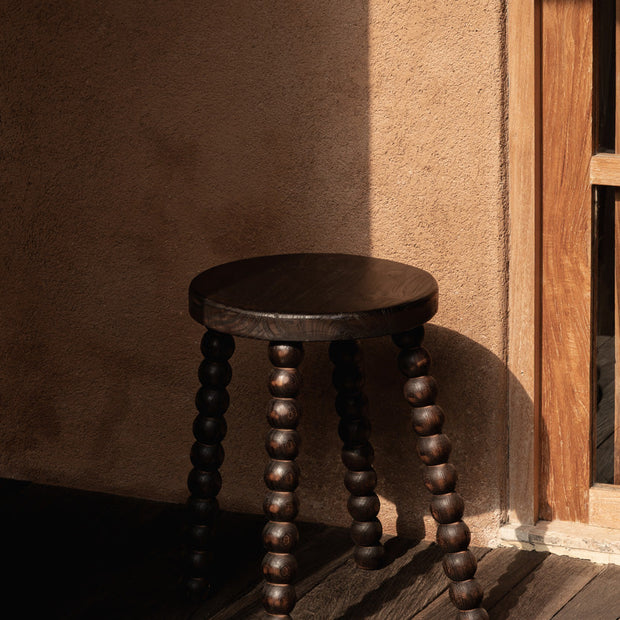 The Dango Stool - Dark Walnut