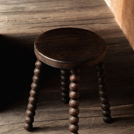 The Dango Stool - Dark Walnut