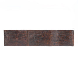 The Lombok Wave Bench - Dark Walnut - M