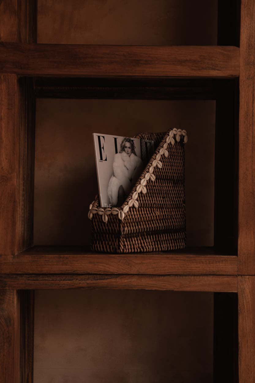 The Shell Edge Organiser - Natural Brown