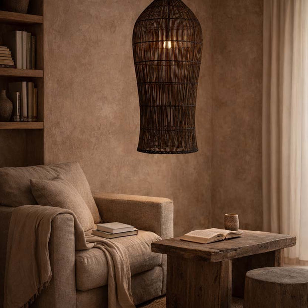 The Oasis Tower Pendant - Dark Walnut - XL