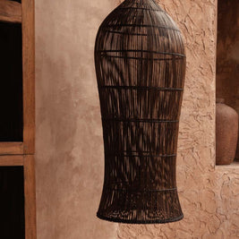 The Oasis Tower Pendant - Dark Walnut - XL