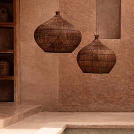 The Desert Gourd Pendant - Dark Walnut - L