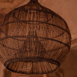 The Desert Gourd Pendant - Dark Walnut - S