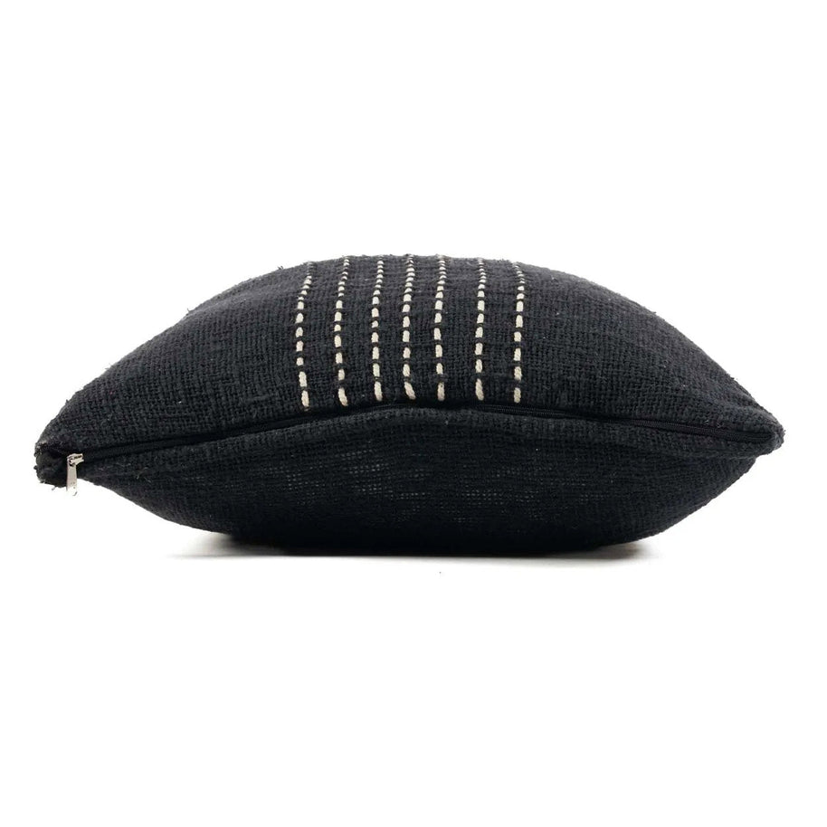 The Drizle Cushion Cover - Black and White