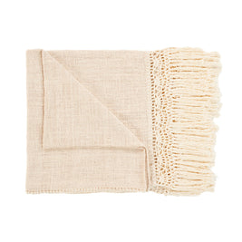 The Gypsy Bed Throw - Natural