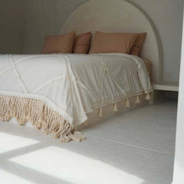 The Berber Bed Throw - Natural