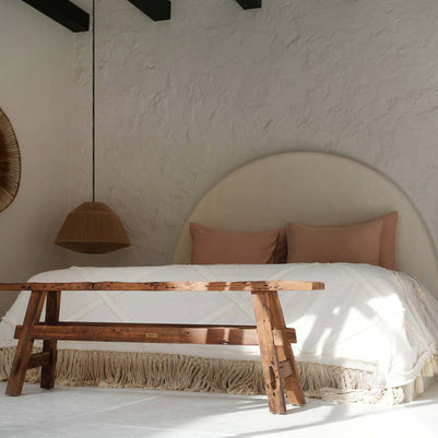 The Berber Bed Throw - Natural