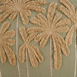 The Tropical Breeze Cushion Cover - Forest Green