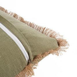 The Tropical Breeze Cushion Cover - Forest Green